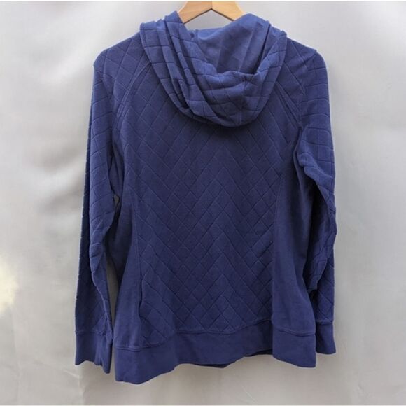 Columbia diamond pattern hooded fleece pullover - Picture 6 of 9